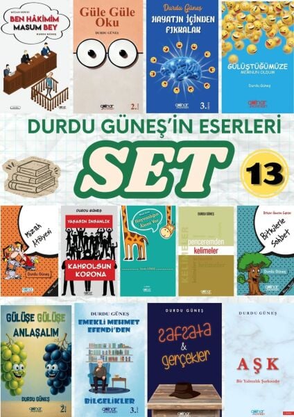 Durdu Güneş'in Tüm Eserleri (13 Farklı Kitap) SET